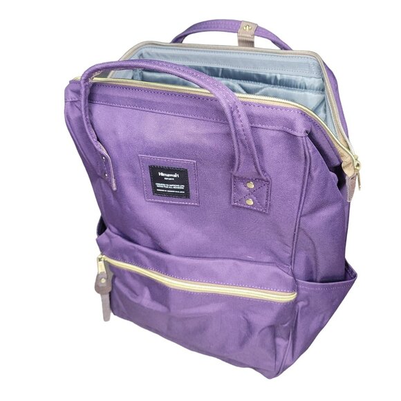 Himawari Large Capacity Purple Backpack With USB Port & Multiple Pockets travel - Picture 4 of 11